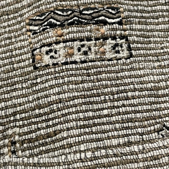 Chico’s Design women’s 85% silk 15% cotton with embroidery graphic design Jacket - Picture 4 of 6